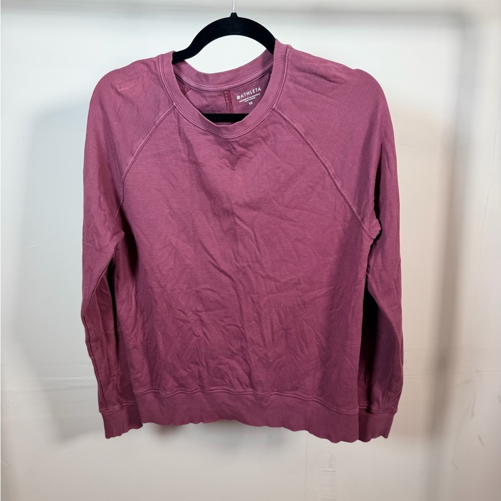 Athleta Women's Mauve Crew Neck Sweater